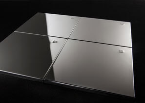 finitura super mirror acciaio inox